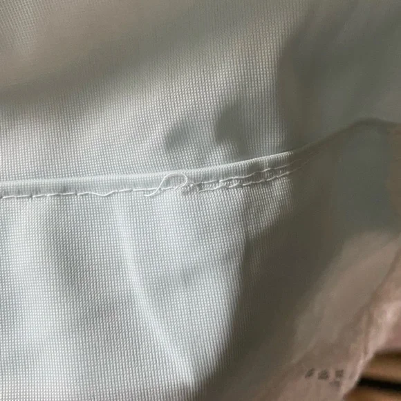 Vintage 50s/60s  women’s short light blue with white lace slip size 34 - Picture 7 of 9